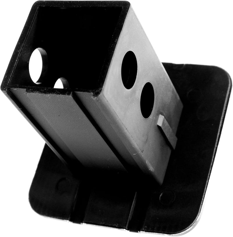 eVerHITCH Dog Paw Print Tube Plug Hitch Cover (Black and Chrome, Fits 2" Receiver) - Image 5